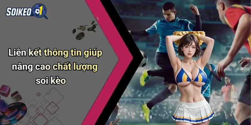 Liên kết thông tin giúp nâng cao chất lượng soi kèo