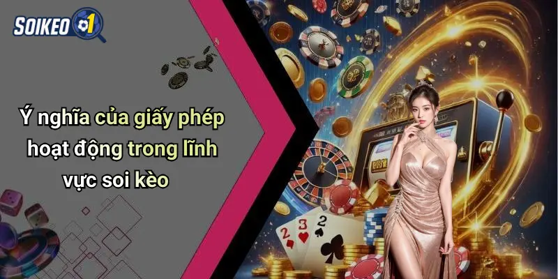 Ý nghĩa của giấy phép hoạt động trong lĩnh vực soi kèo