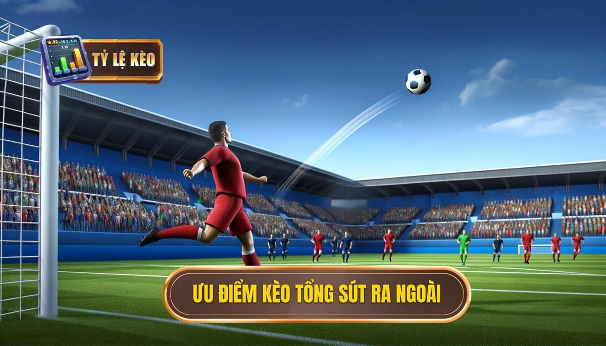 Ưu điểm của kèo cược tổng số lần sút bóng ra ngoài