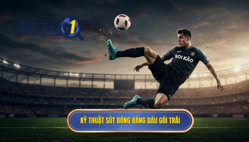 Kỹ thuật sút bóng bằng đầu gối trái