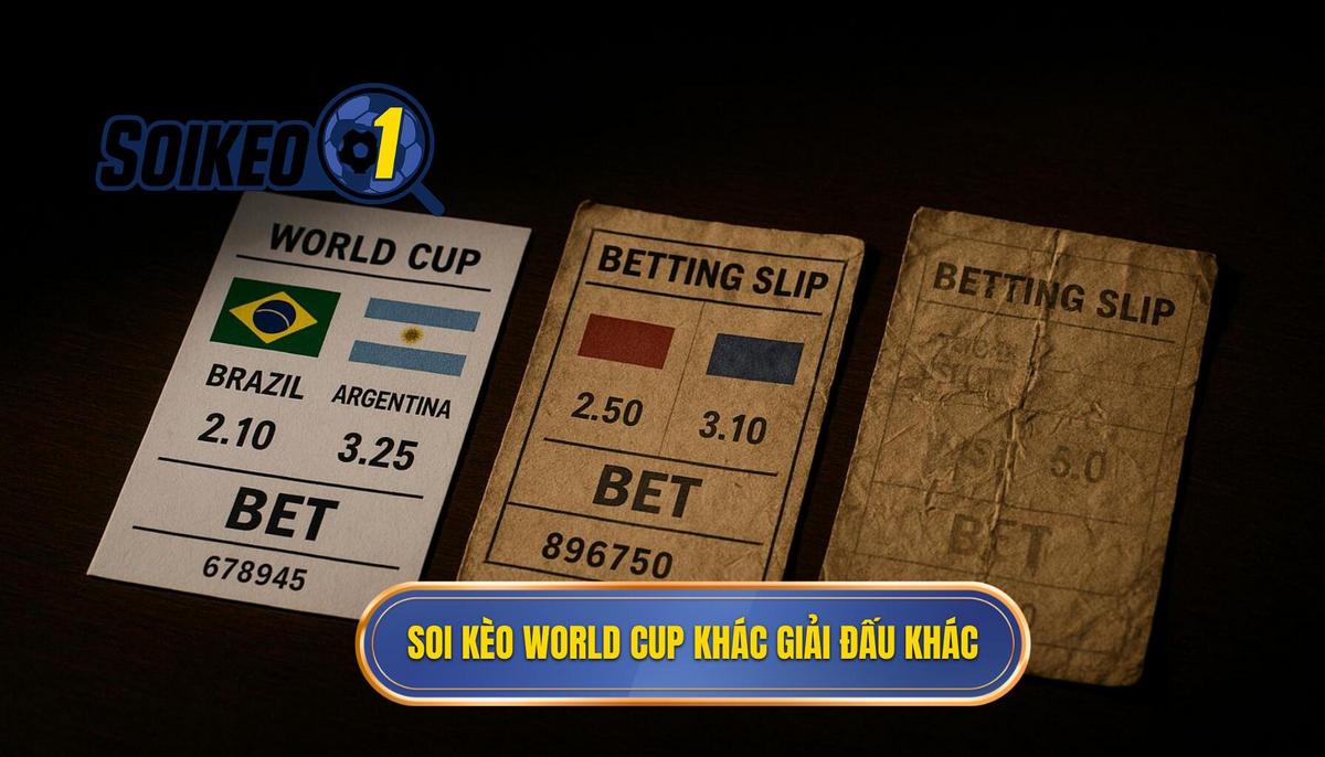 Đặc điểm khác biệt của việc soi kèo World Cup so với các giải đấu khác