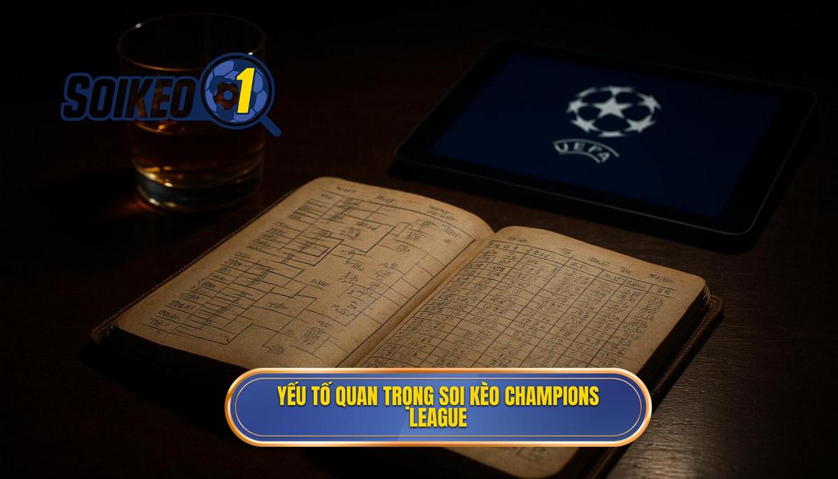 Phân tích các yếu tố then chốt khi soi kèo Champions League