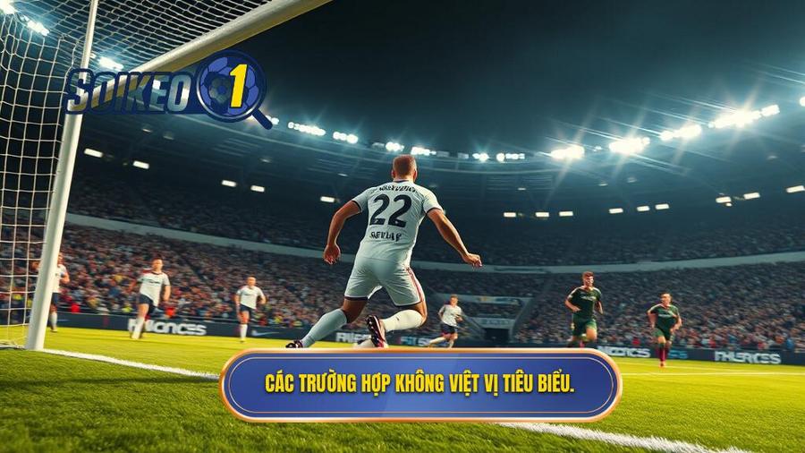 2. Các trường hợp không việt vị tiêu biểu.