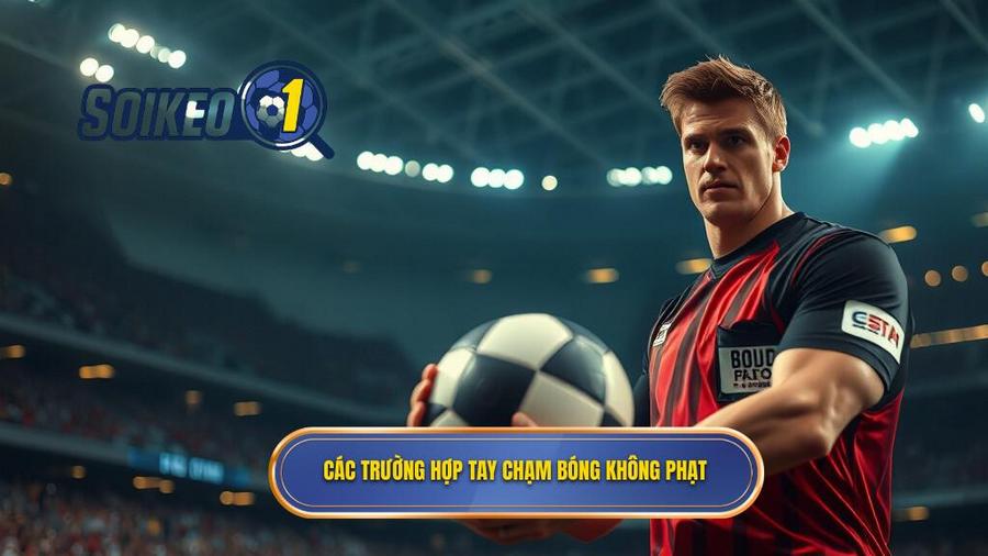 2. Các trường hợp tay chạm bóng không phạt