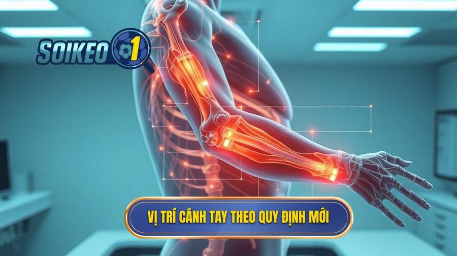 2. Vị trí cánh tay theo quy định mới