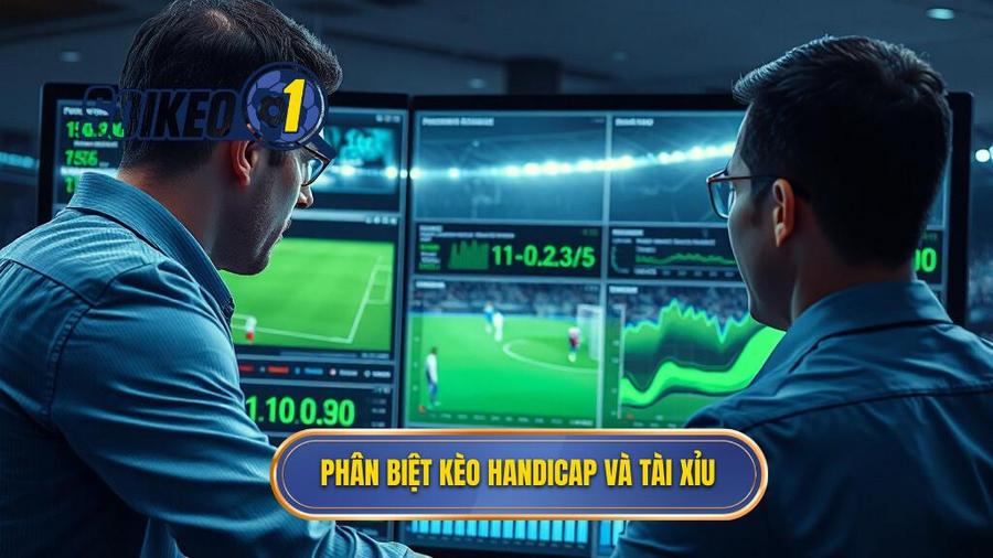 Phân biệt kèo Handicap và Tài Xỉu