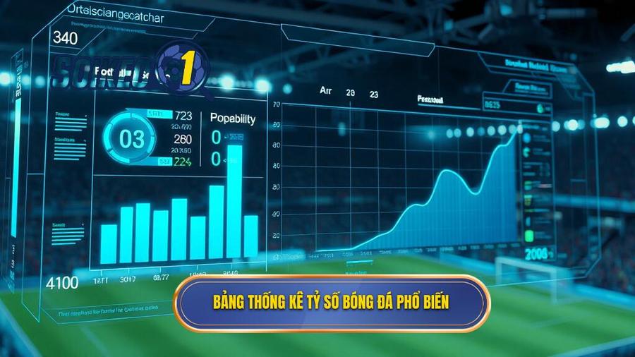 Bảng thống kê tỷ số bóng đá phổ biến